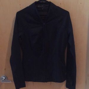 Jessica Simpson full zip up black jacket